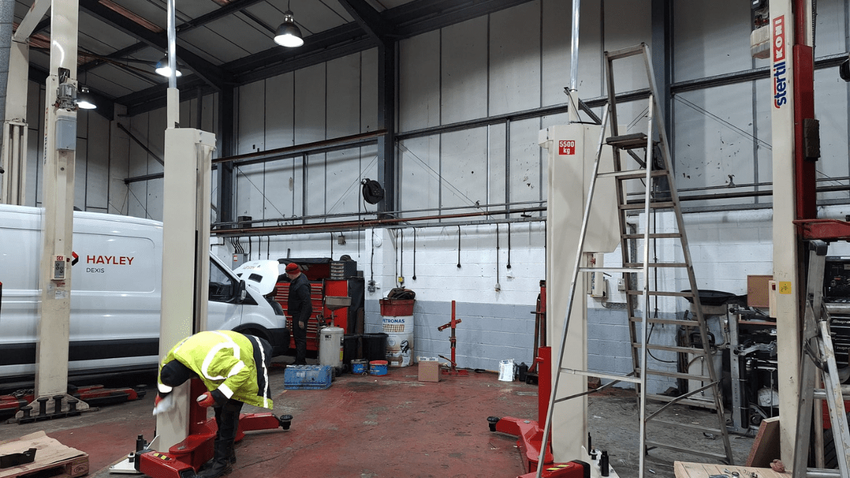 HallCraft install eighth Stertil Koni lift at Cradley Heath headquarters